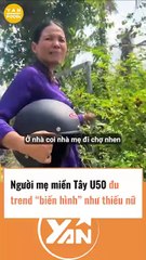 Người mẹ miền Tây U50 đu trend biến hình thnàh thiếu nữ