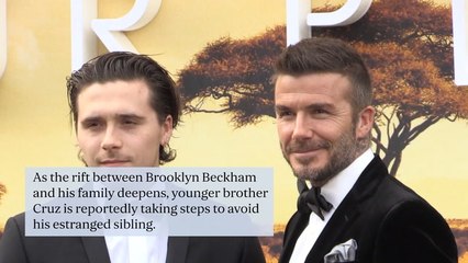Cruz Beckham 'avoids estranged brother Brooklyn as rift deepens'