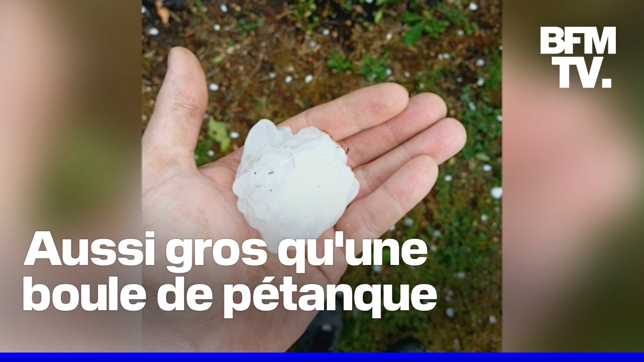19.000 éclairs et des grêlons de 8 cm: les images impressionnantes des violents orages qui ont touché la France et provoqué de nombreux dégâts