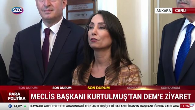 Numan Kurtulmuş ve DEM Partili Tülay Hatimoğulları'ndan ziyaret sonrası açıklama