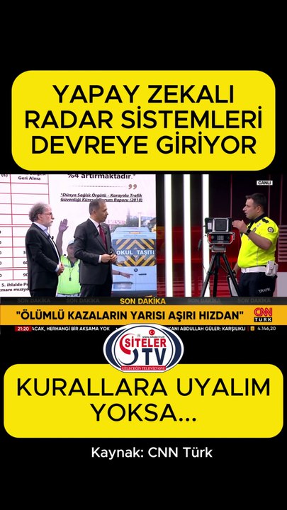 İçişleri Bakanı Ali Yerlikaya Yeni Nesil Yapay Zekalı Kameralı Radar Sistemini Tanıttı