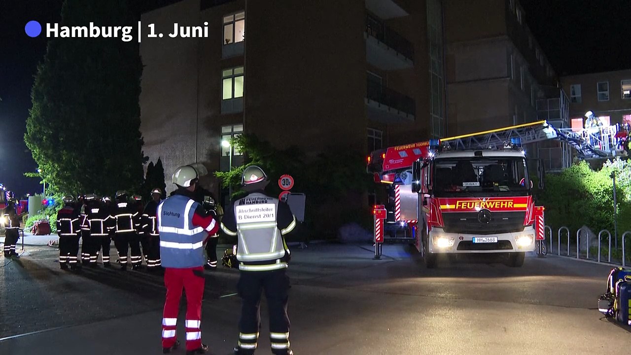 Verdacht der Brandstiftung nach Feuer in Hamburger Klinik