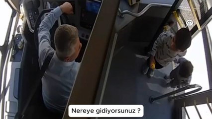 İETT otobüsüne binen 2 kardeş, şoförün dikkatiyle ailesine kavuştu