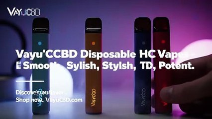 Discover Premium Disposable THC Vapes at VayuCBD