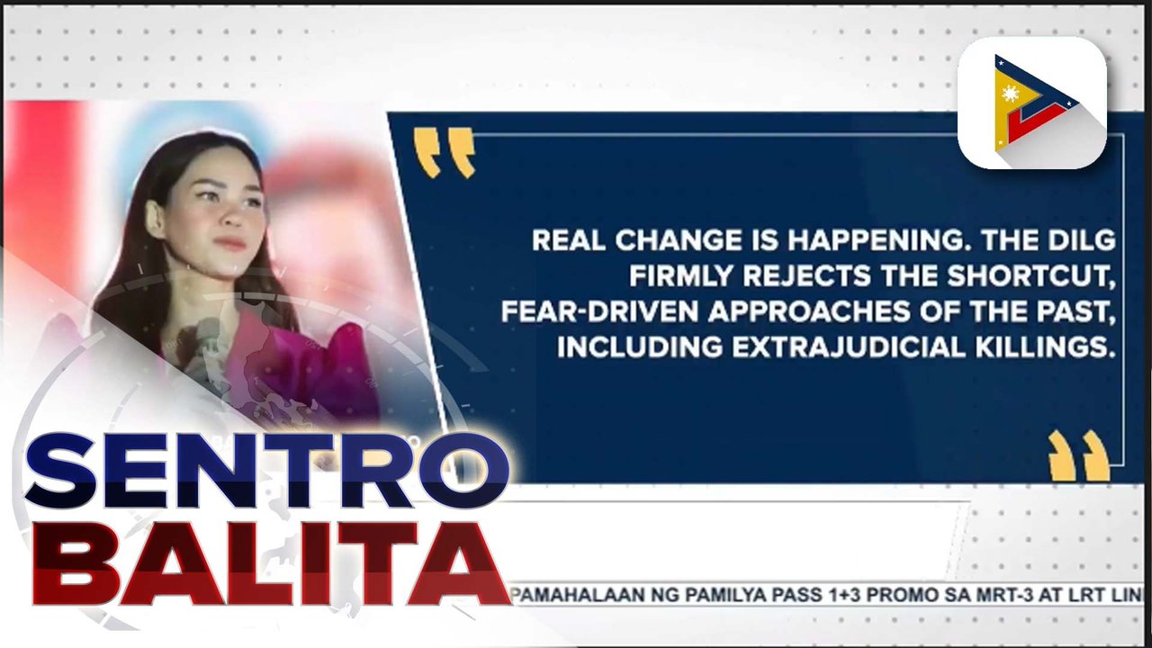 DILG, iginiit na hindi nakabatay sa ingay o pananakot ang hakbang vs. kriminalidad; ahensya, nanindigan na mas propesyunal, accountable, at may respeto sa human rights ang mga pulis ngayon