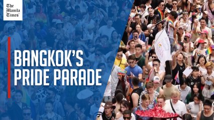Bangkok streets awash with rainbows on Pride parade
