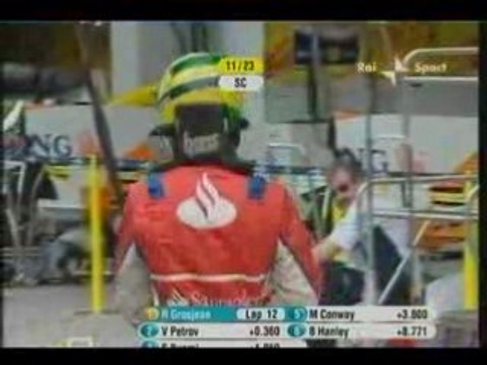 Bruno Senna investe cane in Gp2