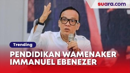 Pendidikan Wamenaker Immanuel Ebenezer, Pernyataannya Sering Tuai Kontroversi: Terbaru, Pecat HRD!