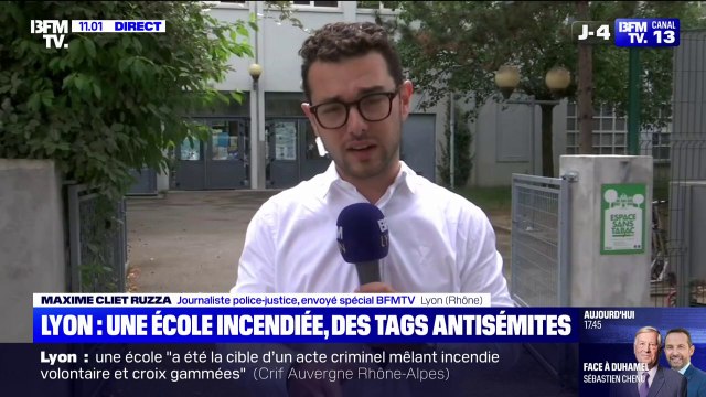 Croix gammées, tags antisémites et tentative d'incendie: une école de Lyon dégradée