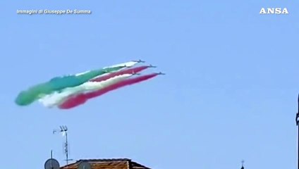 2 giugno: le Frecce tricolori su Roma per la festa della Repubblica
