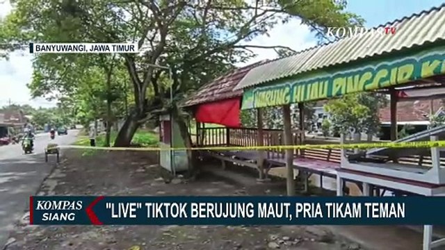 Komentar di Live Tiktok Berujung Maut, Pemuda Banyuwangi Tewas Ditusuk Teman Sendiri