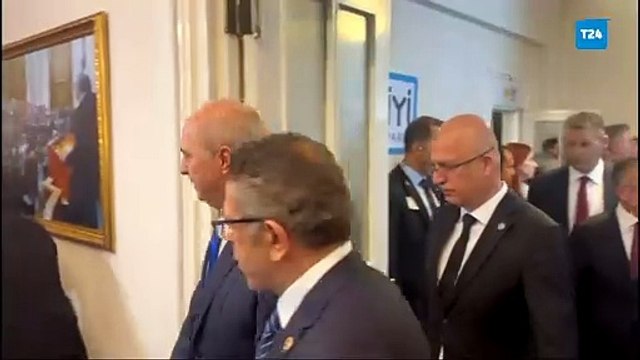 TBMM Başkanı Numan Kurtulmuş İYİ Parti'yi ziyaret etti