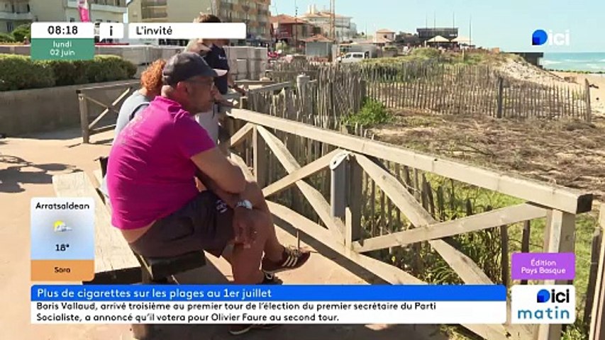 Guillaume Barucq - Interdiction de la cigarette sur les plages