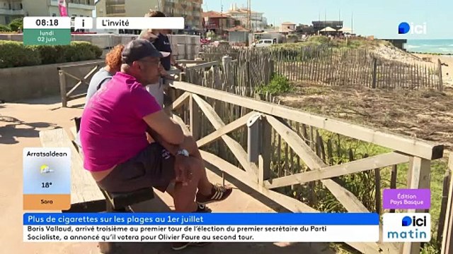 Guillaume Barucq - Interdiction de la cigarette sur les plages