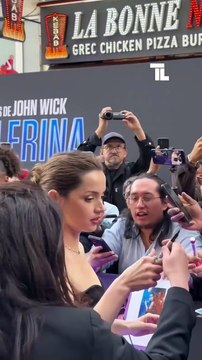 Ana De Armas à l’avant-première de Ballerina, , le spin-off de John Wick au Grand Rex !