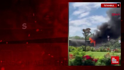 Sarıyer'de İETT otobüsünde yangın