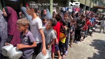 Des files d'attente pour la nourriture s'allongent à Gaza face à la faim croissante