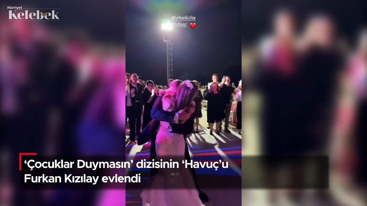 'Çocuklar Duymasın' dizisinin 'Havuç'u Furkan Kızılay evlendi