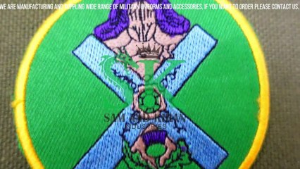 Fabric Machine Hoodie Custom Embroidered Patches, Masonic KSA Knights of St Andrew Patch