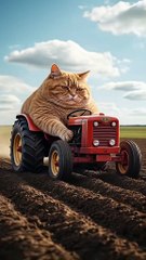 Chubby Cat Farmer Hilarious Animated Cat Farming Adventure