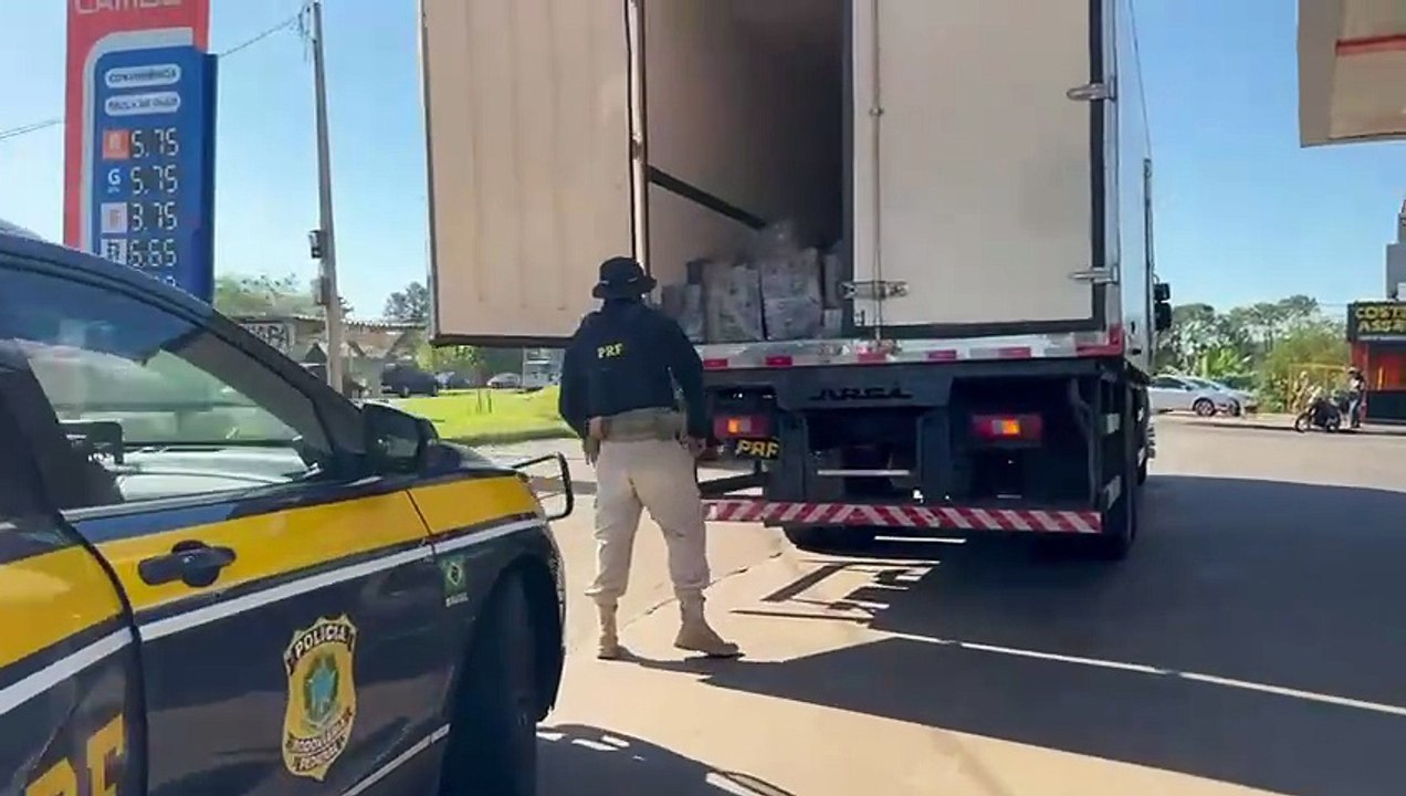 PRF apreende quase oito toneladas de maconha na BR-369 em Cambé