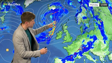 Met Office Monday Afternoon Weather Forecast 02/06/2025