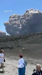 L'impressionnante éruption de l'Etna