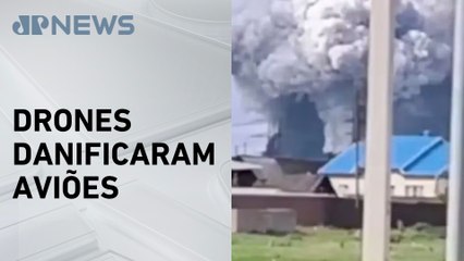 Ucrânia realiza ataque em larga escala contra Rússia