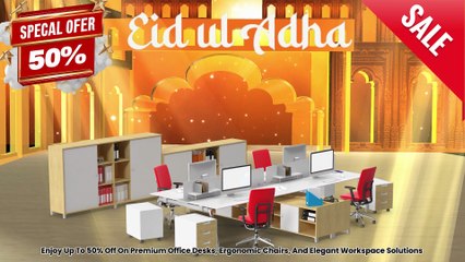 Eid Al Adha 2025 Office Full Set Furniture Sale in Dubai | Up to 50% OFF