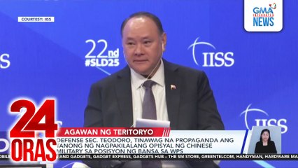 Defense Sec. Teodoro, tinawag na propaganda ang tanong ng nagpakilalang opisyal ng Chinese military sa posisyon ng bansa sa WPS | 24 Oras
