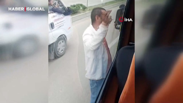 Yol verme kavgasında döner bıçağı çıkarttı