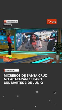 Micreros de Santa Cruz no acatarán el paro del martes 3 de junio