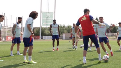 España ya se ejercita con Isco, Cucurella y Samu de cara a la Nations League