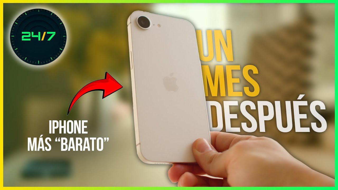 El iPhone con MÁS AUTONOMÍA 🔋 Mi experiencia iPhone 16e UN MES DESPUÉS