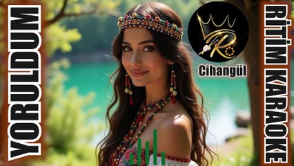 Yoruldum - Cihangül ✩ Ritim Karaoke (Kürdi Bozlak 4/4 C Beste Beyza Durmaz)