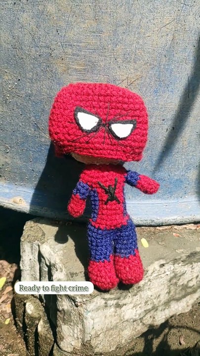 crochet spiderman