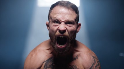 Jarred Brooks before he enters the ring