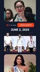 Today’s headlines: Risa Hontiveros, President Marcos & General Torre, Krishnah Gravidez | The wRap | June 2, 2025