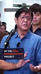 Marcos halts EDSA rehabilitation