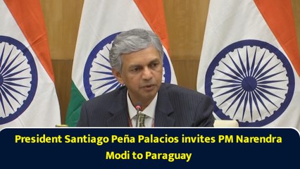 President Santiago Peña Palacios invites India’s PM Narendra Modi to Paraguay