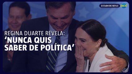 Regina Duarte diz que nunca quis se envolver com política
