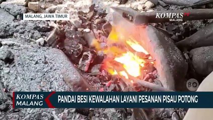 Jelang Idul Adha, Pandai Besi di Malang Kewalahan Layani Pesanan Pisau Potong