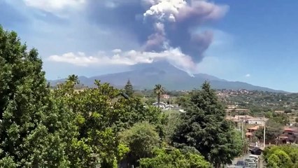 Erupción del volcán Etna