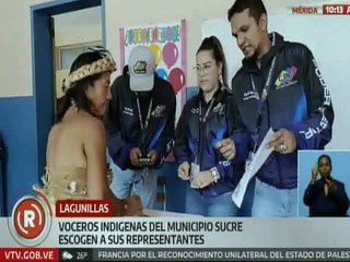 Mérida I Indígenas del municipio Sucre ejercieron su derecho al voto para tener a su representante