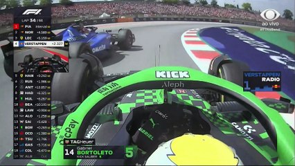 Bortoleto ultrapassa Sainz e assume 13º lugar no GP da Espanha