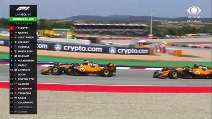 Verstappen erra e perde 3º lugar para Leclerc em relargada