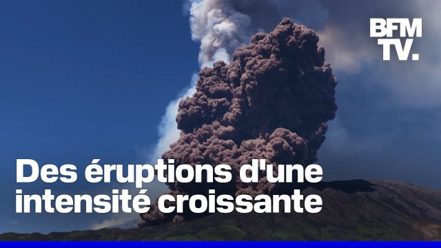 Les images impressionnantes d'une éruption de l'Etna, en Sicile