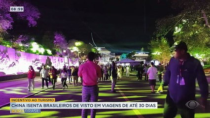 China isenta brasileiros de visto em viagens de até 30 dias