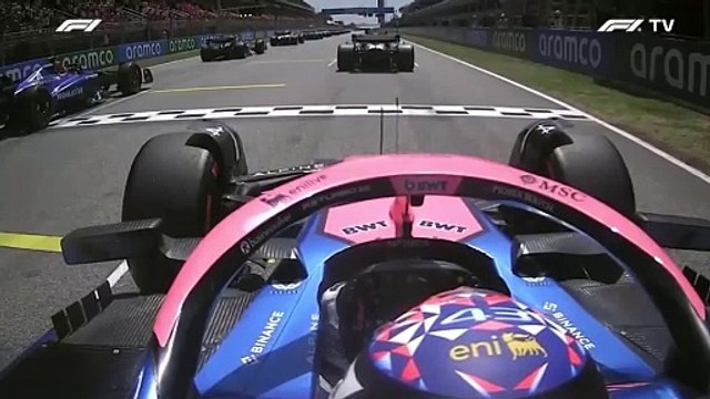 La largada de Franco Colapinto en el Gran Premio de España