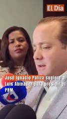 José Ignacio Paliza sugiere a Luis Abinader para presidir el PRM